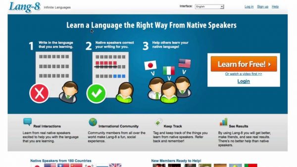 Lang 8 - Cộng đồng người học ngoại ngữ chữa writing online