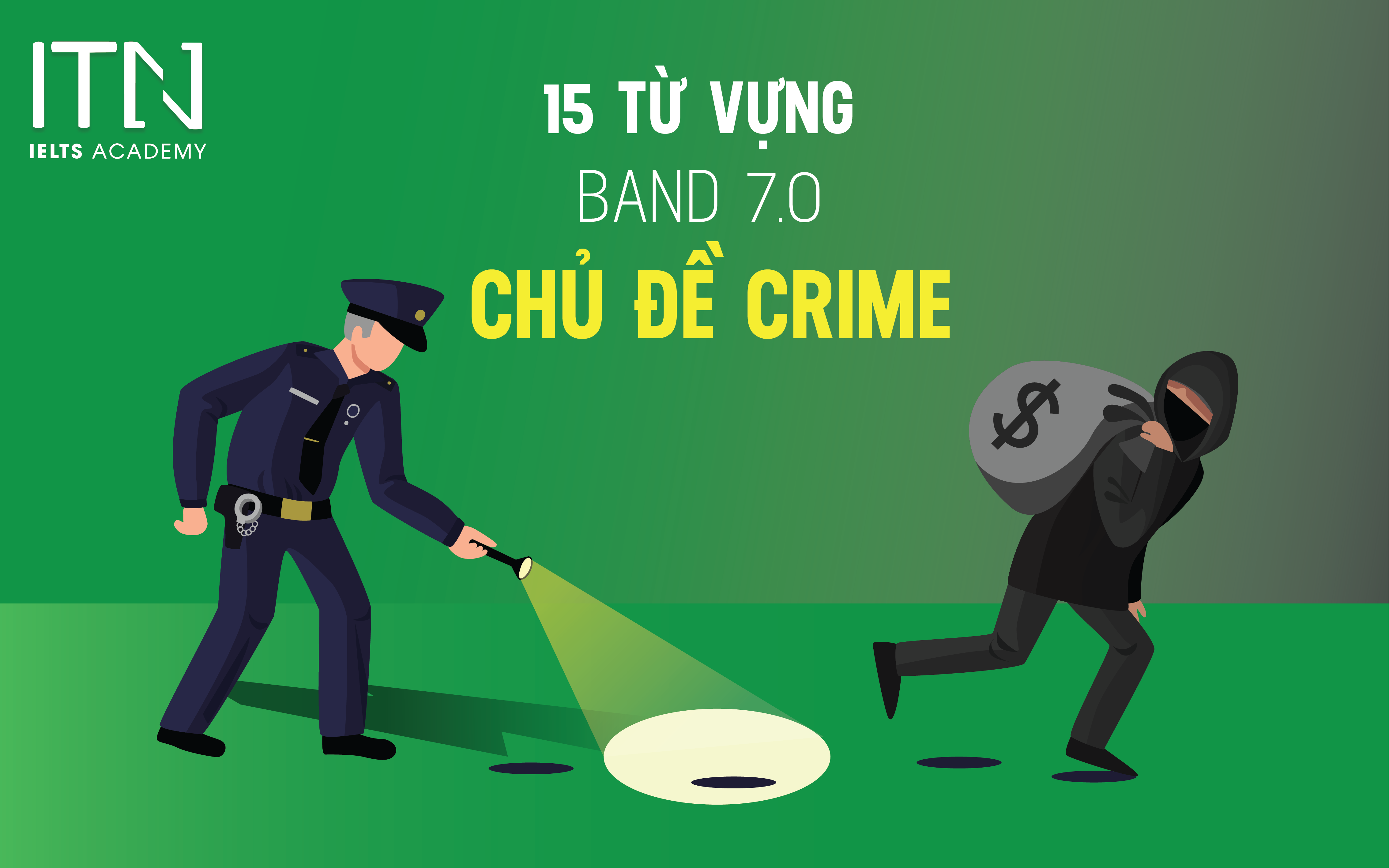 15 TỪ VỰNG BAND 7.0 CHỦ ĐỀ CRIME
