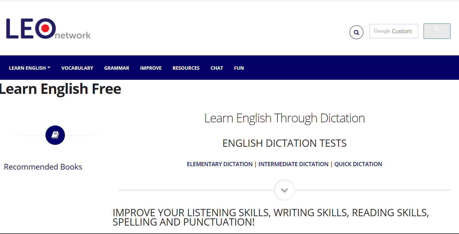 Learn English - Website cho trình độ nghe Intermediate