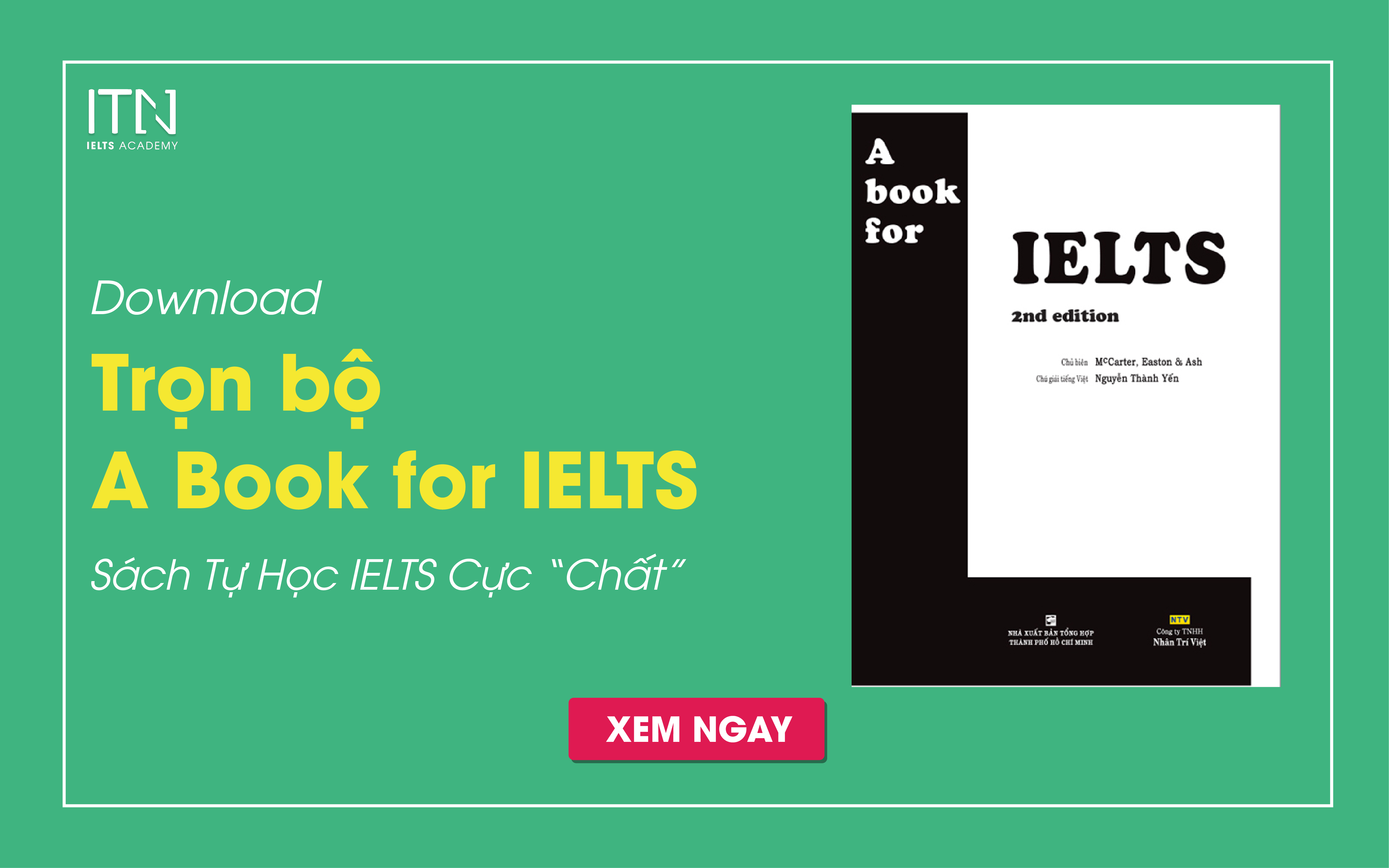 Download Trọn bộ A Book for IELTS – Sách Tự Học IELTS Cực “Chất”