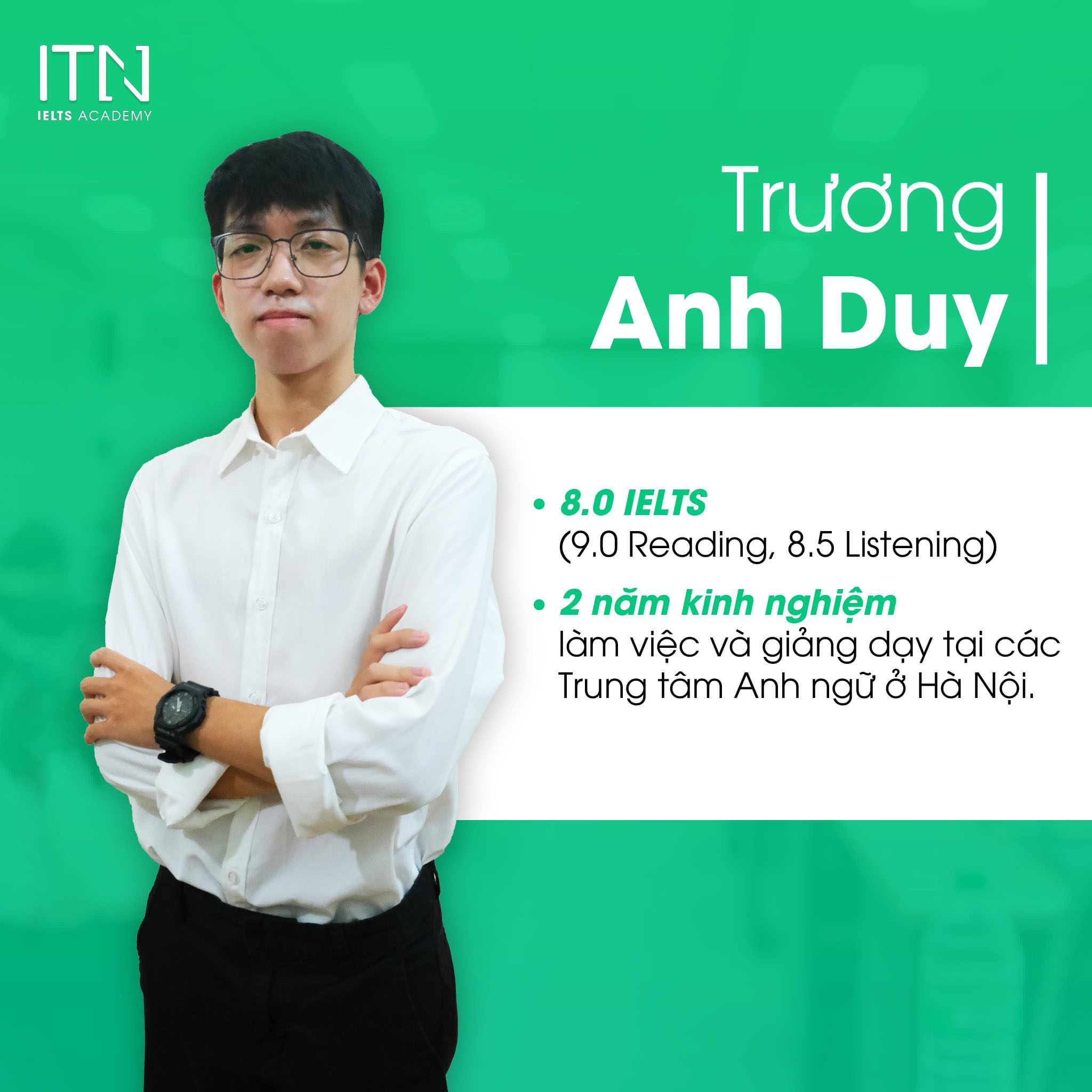 Mr. Trương Anh Duy - 8.0 IELTS Overall