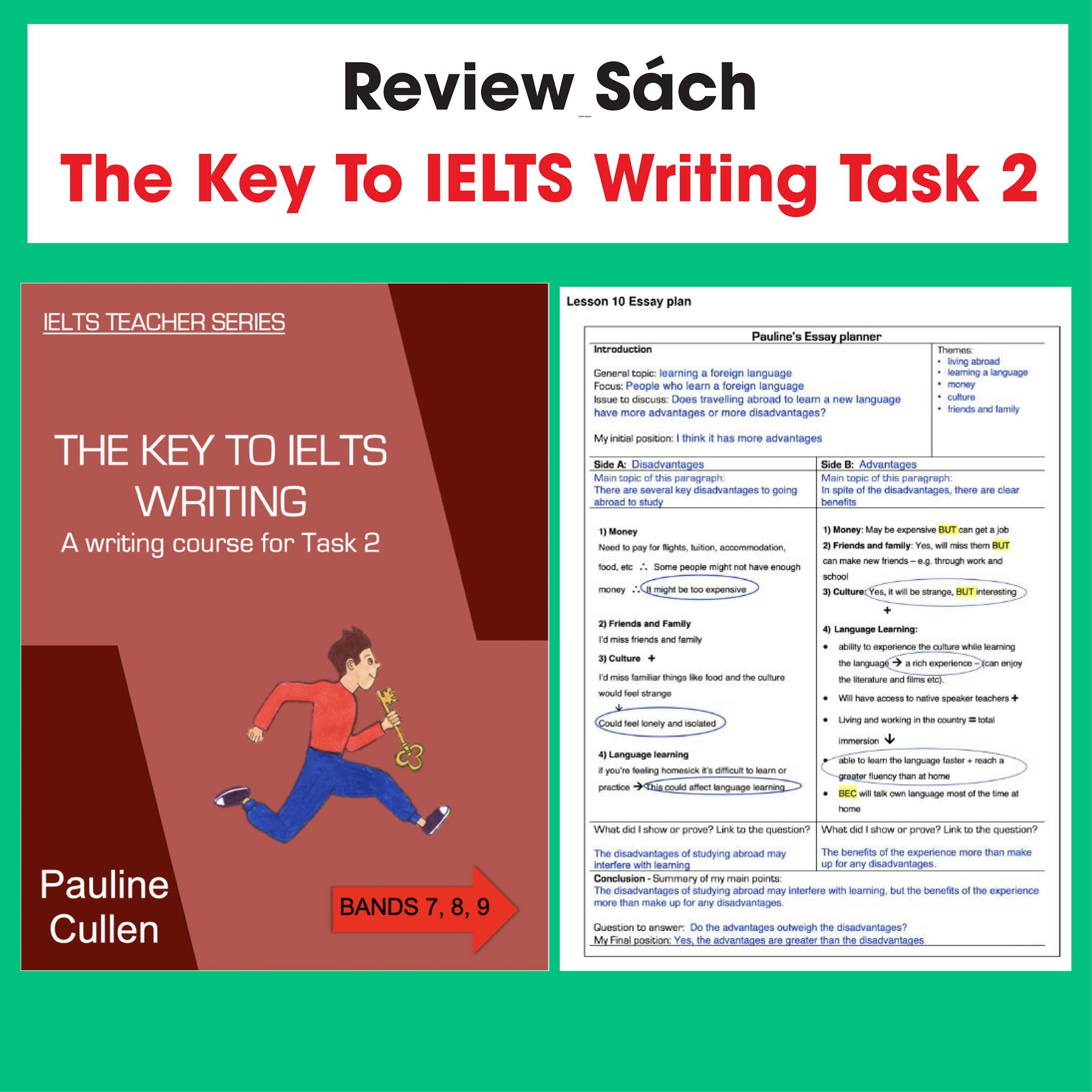 Sách Key To IELTS Writing Task 2 - Review 