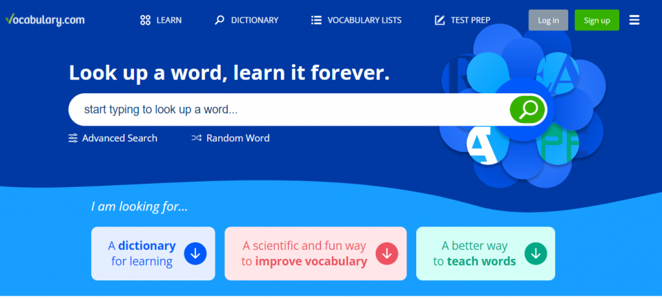 Từ điển Vocabulary.com