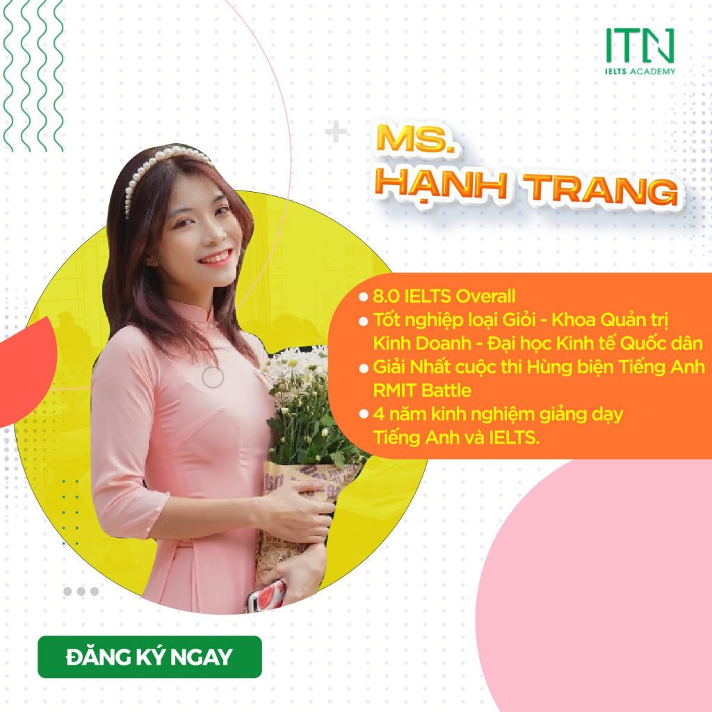 Ms. Hạnh Trang - 8.0 IELTS